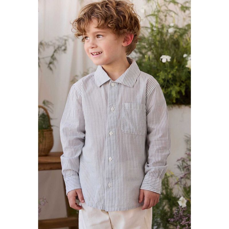 Jamie Kay Organic Cotton Isaiah Shirt 3-6Y image number 1